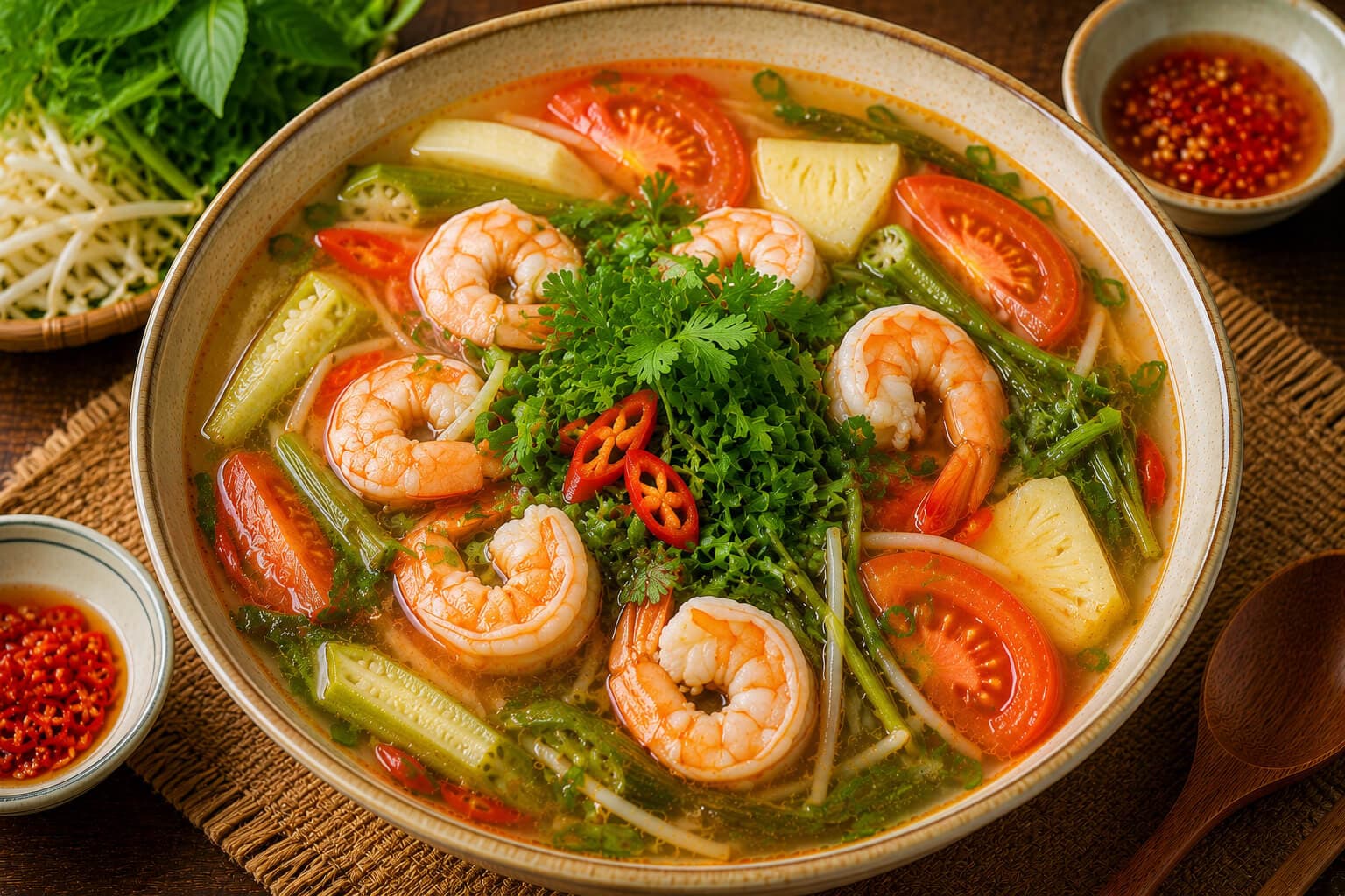 Canh Chua Tôm (Prawn)