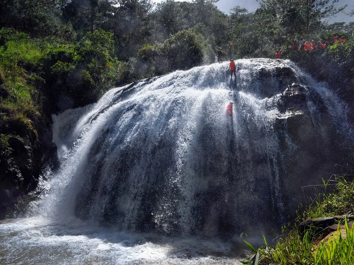 Datanla Waterfall alpine slide adventure park Da Lat Bali