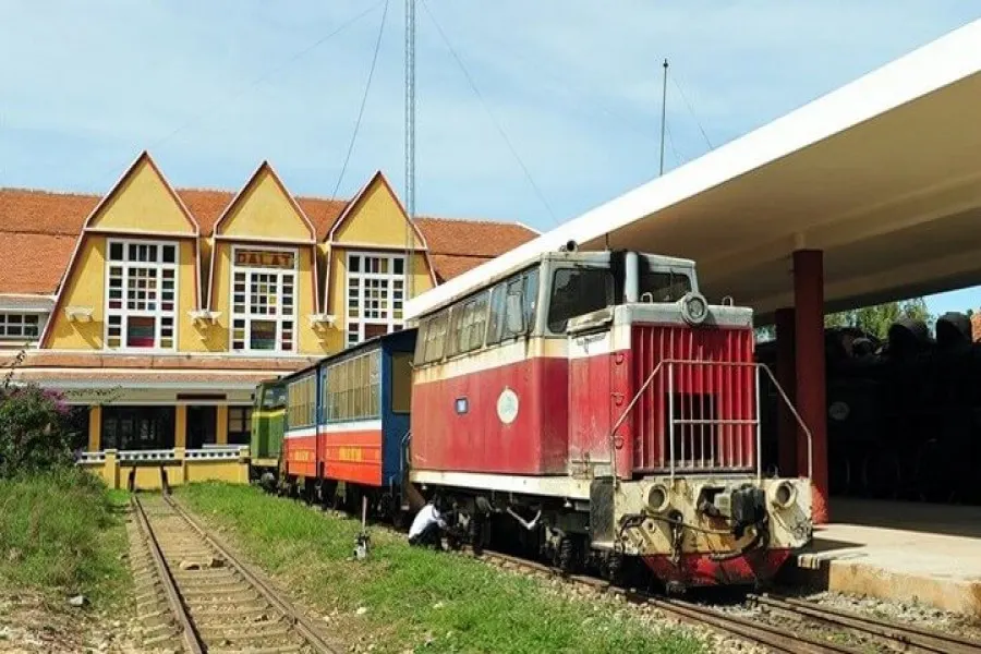 Da Lat 1932 French Art Deco railway station heritage train Bali