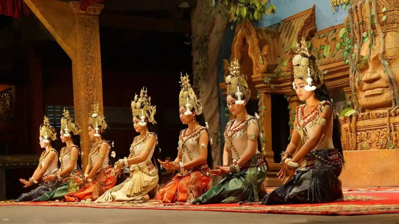 Traditional Cham apsara dance performance My Son Sanctuary Bali