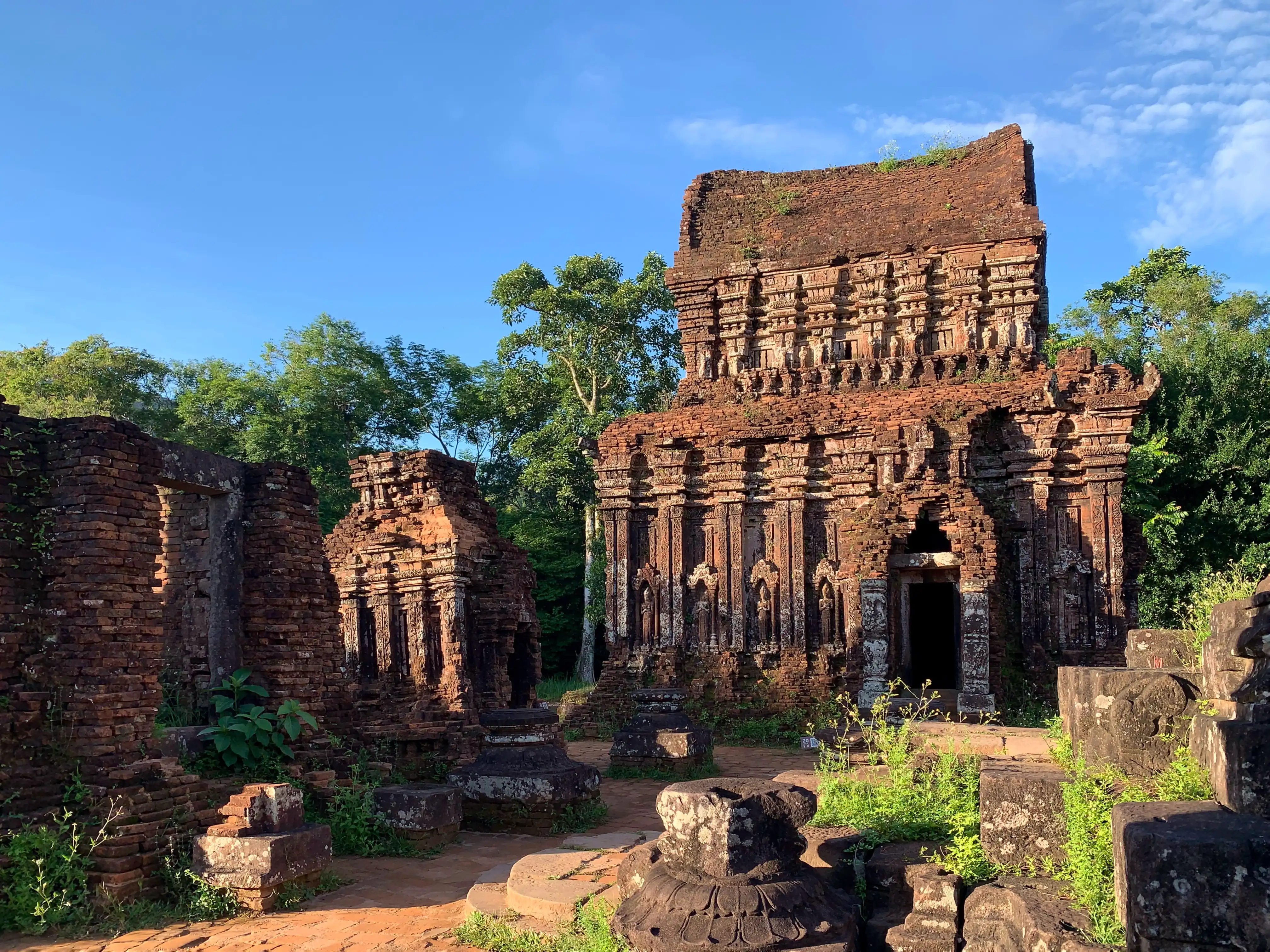 Group E early Cham Hindu temple ruins 8th century My Son Bali
