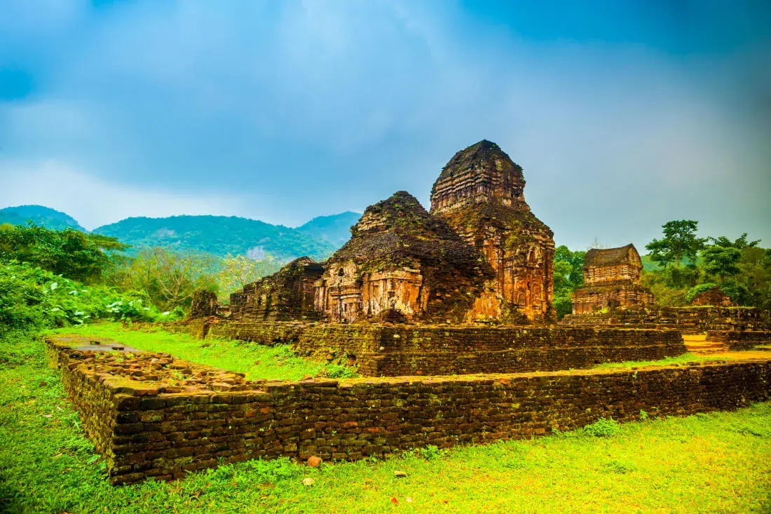 Group G hillside temple atmospheric hidden My Son Sanctuary Bali