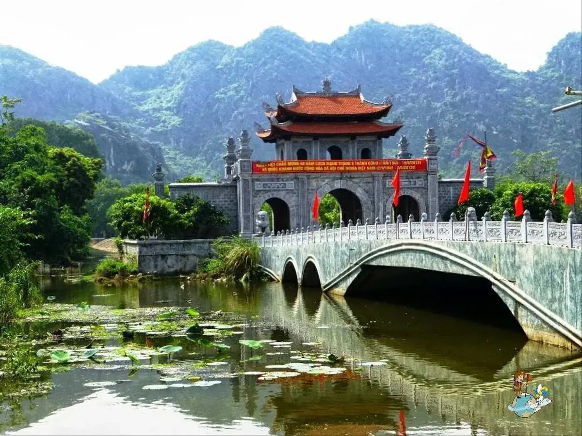 Hoa Lu ancient capital temple and karst landscape Ninh Binh Bali