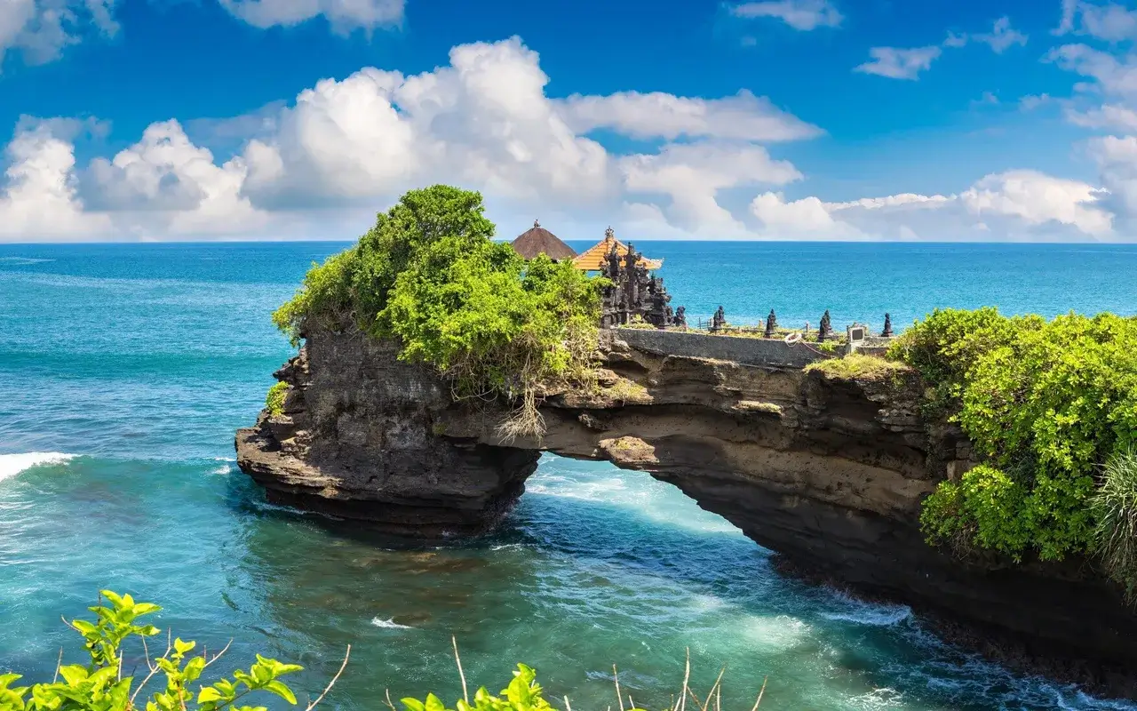 Bali coastline farewell