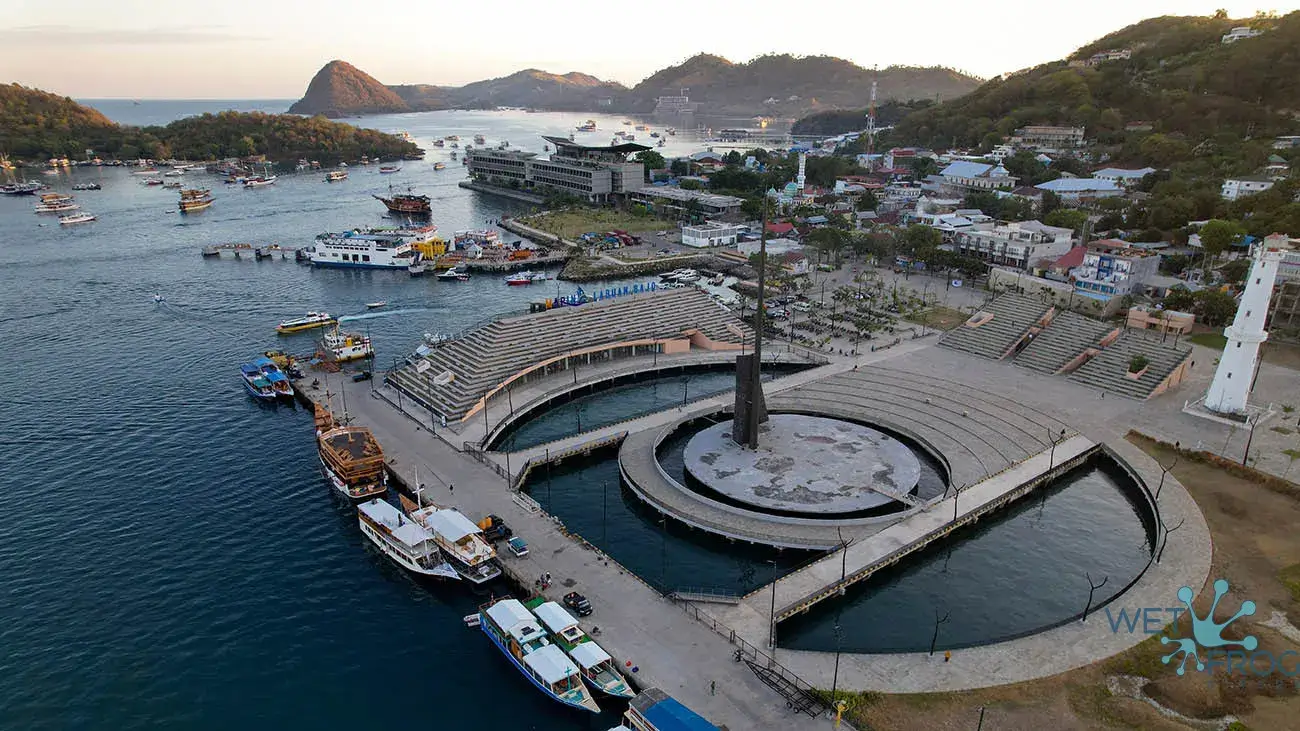 Labuan Bajo harbour and islands, Flores, Indonesia
