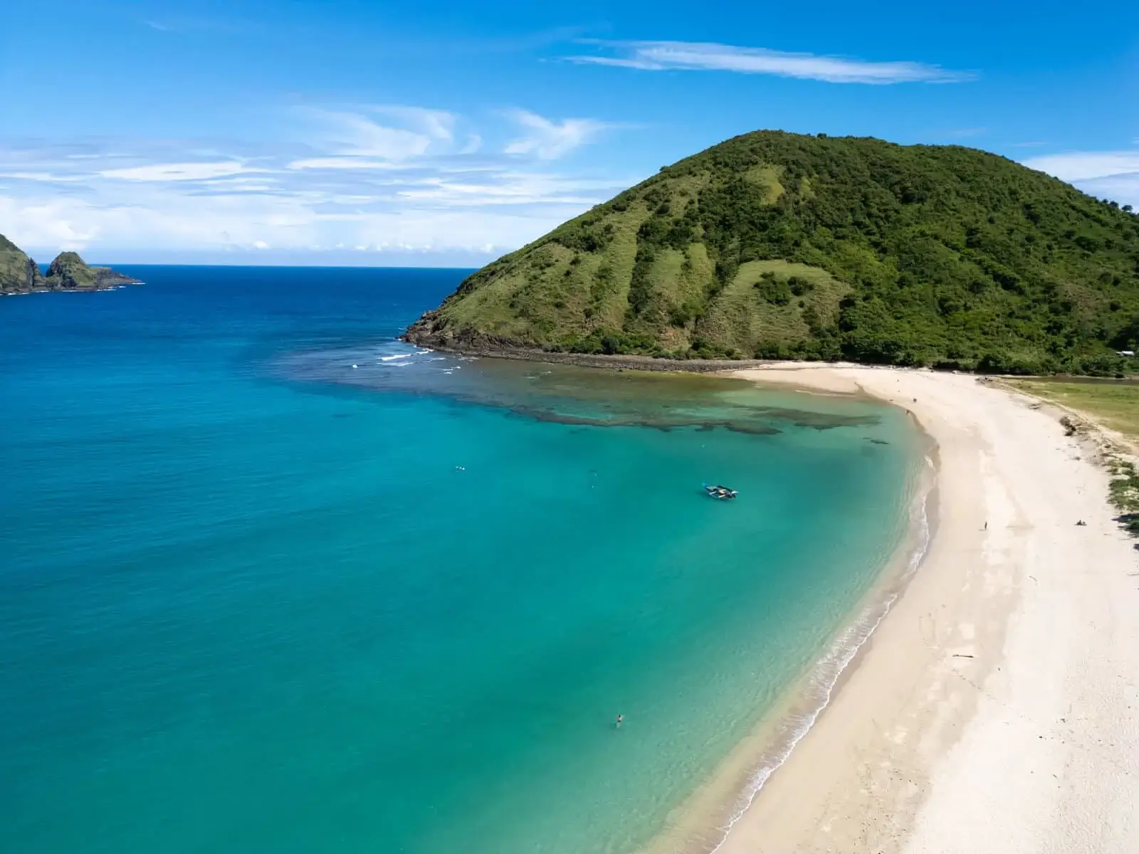 Lombok beaches and Mount Rinjani, Indonesia