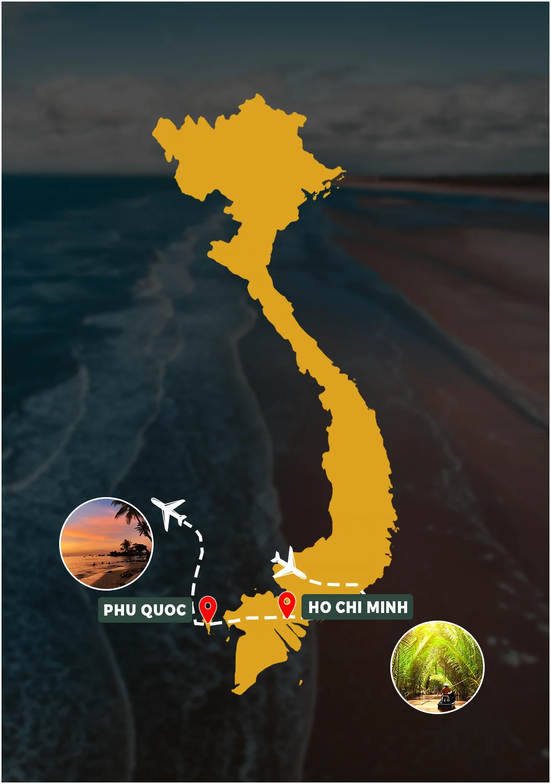Bali Beach Bliss – Phu Quoc route map