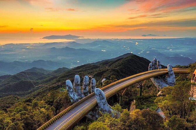 Ba Na Hills cable car over mountains